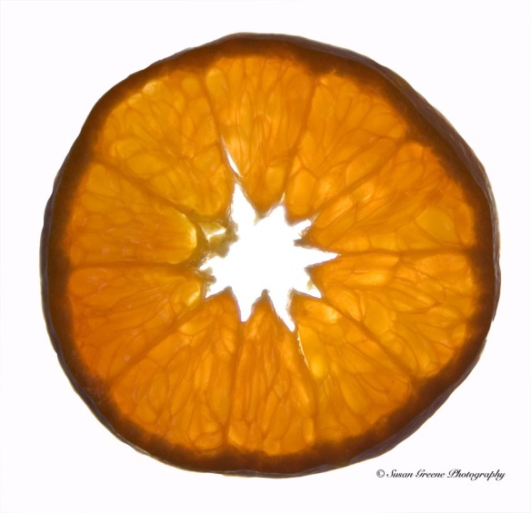 tangerine slice